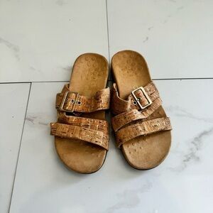 Vionic Skylar Cork Strappy Sandals Sz 5